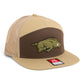 Arkansas Razorbacks Loden Edition 3D Snapback Seven-Panel Flat Bill Trucker Hat- Brown/ Tan