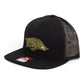 Arkansas Razorbacks Loden Edition 3D Wool Blend Flat Bill Hat- Black