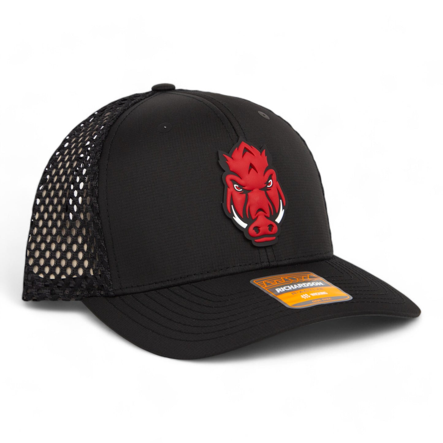 Arkansas Razorbacks Forward Facing Hog 3D Snapback Tilikum Trucker Hat- Black