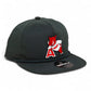 Arkansas Razorbacks Leaning A 3D Classic Rope Hat- Charcoal