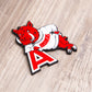 Arkansas Razorbacks Leaning A 3D YP Snapback Flat Bill Trucker Hat- Black/ White