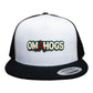 Arkansas Razorbacks OMAHOGS YP Snapback Flat Bill Trucker Hat- White/ Black