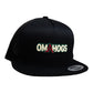 Arkansas Razorbacks OMAHOGS YP Snapback Flat Bill Trucker Hat- Black