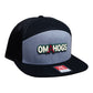 Arkansas Razorbacks OMAHOGS 3D Snapback Seven-Panel Trucker Hat- Heather Grey/ Black