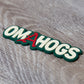 Arkansas Razorbacks OMAHOGS 3D Wool Blend Flat Bill Hat- Charcoal/ White