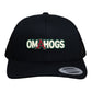 Arkansas Razorbacks OMAHOGS 3D YP Snapback Trucker Hat- Black