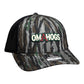 Arkansas Razorbacks OMAHOGS 3D Snapback Trucker Hat- Realtree Original/ Black
