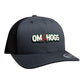Arkansas Razorbacks OMAHOGS 3D YP Snapback Trucker Hat- Charcoal/ Black
