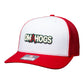 Arkansas Razorbacks OMAHOGS 3D Snapback Trucker Hat- White/ Red