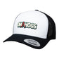 Arkansas Razorbacks OMAHOGS 3D YP Snapback Trucker Hat- White/ Black