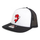 Arkansas Razorbacks Pitching Ribby 3D Snapback Trucker Hat- White/ Black