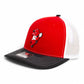 Arkansas Razorbacks Pitching Ribby 3D Snapback Trucker Hat- Red/ White/ Black