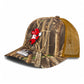 Arkansas Razorbacks Pitching Ribby 3D Snapback Trucker Hat- Realtree Max 7/ Buck