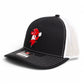 Arkansas Razorbacks Pitching Ribby 3D Snapback Trucker Hat- Black/ White