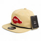 Arkansas Razorbacks Retro HOGS Red 3D Classic Rope Hat- Birch/ Black