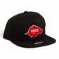 Arkansas Razorbacks Retro HOGS Red 3D Perforated Rope Hat- Black