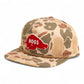 Arkansas Razorbacks Retro HOGS Red 3D Umpqua Rope Hat- Harvest Duck Camo/ Light Brown