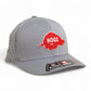 Arkansas Razorbacks Retro HOGS Red 3D Laser Perf R-Flex Cap- Grey