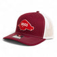 Arkansas Razorbacks Retro HOGS Red 3D Snapback Trucker Hat- Cardinal/ White