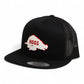 Arkansas Razorbacks Retro HOGS White 3D YP Snapback Flat Bill Trucker Hat- Black