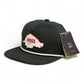 Arkansas Razorbacks Retro HOGS White 3D Classic Rope Hat- Charcoal/ White