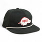 Arkansas Razorbacks Retro HOGS White 3D Classic Rope Hat- Charcoal/ White