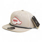 Arkansas Razorbacks Retro HOGS White 3D Perforated Rope Hat- Grey/ Charcoal