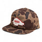 Arkansas Razorbacks Retro HOGS White 3D Umpqua Rope Hat- Bark Duck Camo/ Brown