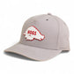 Arkansas Razorbacks Retro HOGS White 3D Snapback Canvas Hat- Grey