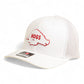 Arkansas Razorbacks Retro HOGS White 3D Snapback Trucker Hat- White