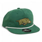 Arkansas Razorbacks Loden Edition 3D Classic Rope Hat- Forest/ White