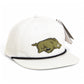 Arkansas Razorbacks Loden Edition 3D Perforated Rope Hat- White/ Black