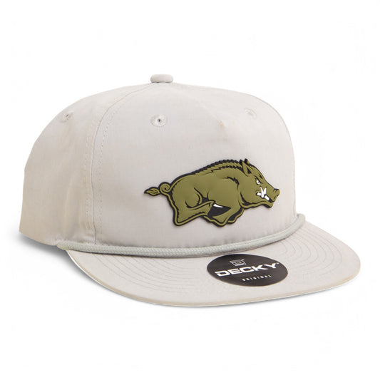 Arkansas Razorbacks Loden Edition 3D Classic Rope Hat- Grey