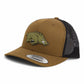Arkansas Razorbacks Loden Edition 3D YP Snapback Trucker Hat- Coyote/ Black