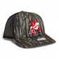 Arkansas Razorbacks Leaning A 3D Snapback Trucker Hat- Realtree Original/ Black