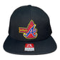 Atlanta Braves Tomahawk 3D Wool Blend Flat Bill Hat- Black