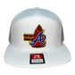 Atlanta Braves Tomahawk 3D Snapback Seven-Panel Flat Bill Trucker Hat- White