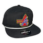 Atlanta Braves Tomahawk 3D Classic Rope Hat- Black/ White