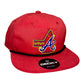 Atlanta Braves Tomahawk 3D Classic Rope Hat- Red/ Black