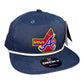 Atlanta Braves Tomahawk 3D Classic Rope Hat- Navy/ White