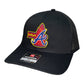 Atlanta Braves Tomahawk 3D Snapback Trucker Hat- Black