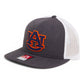 Auburn Tigers 2025 Final Four 3D Wool Blend Flat Bill Hat- Heather Charcoal/ White