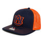 Auburn Tigers 2025 Final Four 3D Snapback Trucker Hat- Navy/ Orange