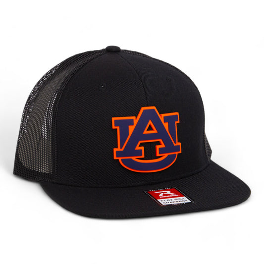 Auburn Tigers 3D Wool Blend Flat Bill Hat- Black