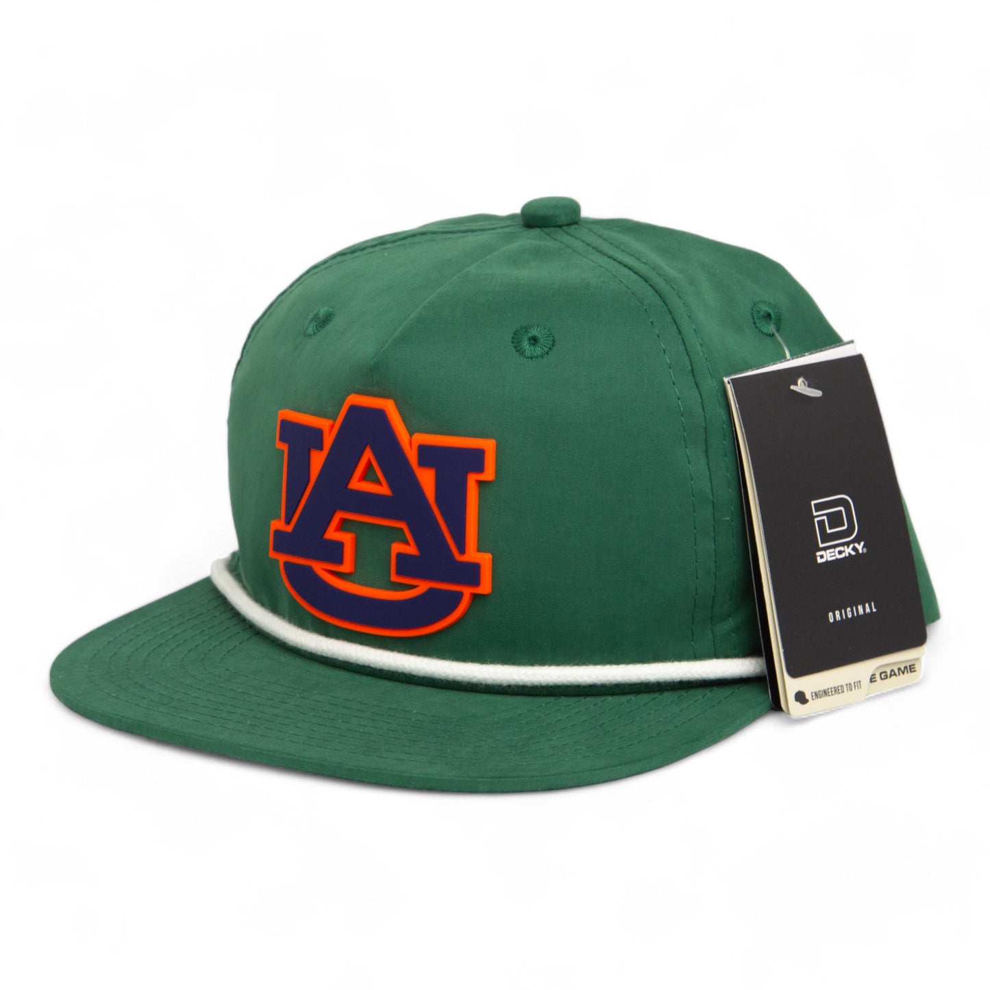 Auburn Tigers 3D Classic Rope Hat- Forest/ White