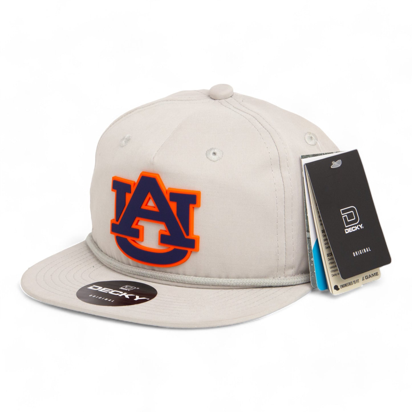 Auburn Tigers 3D Classic Rope Hat- Grey