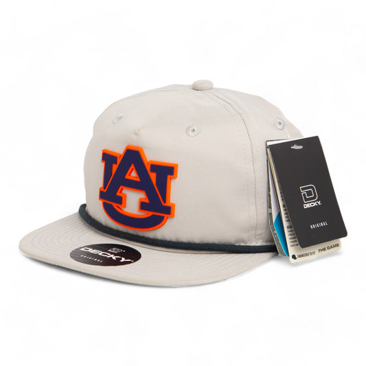 Auburn Tigers 3D Classic Rope Hat- Grey/ Charcoal