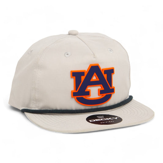 Auburn Tigers 3D Classic Rope Hat- Grey/ Charcoal