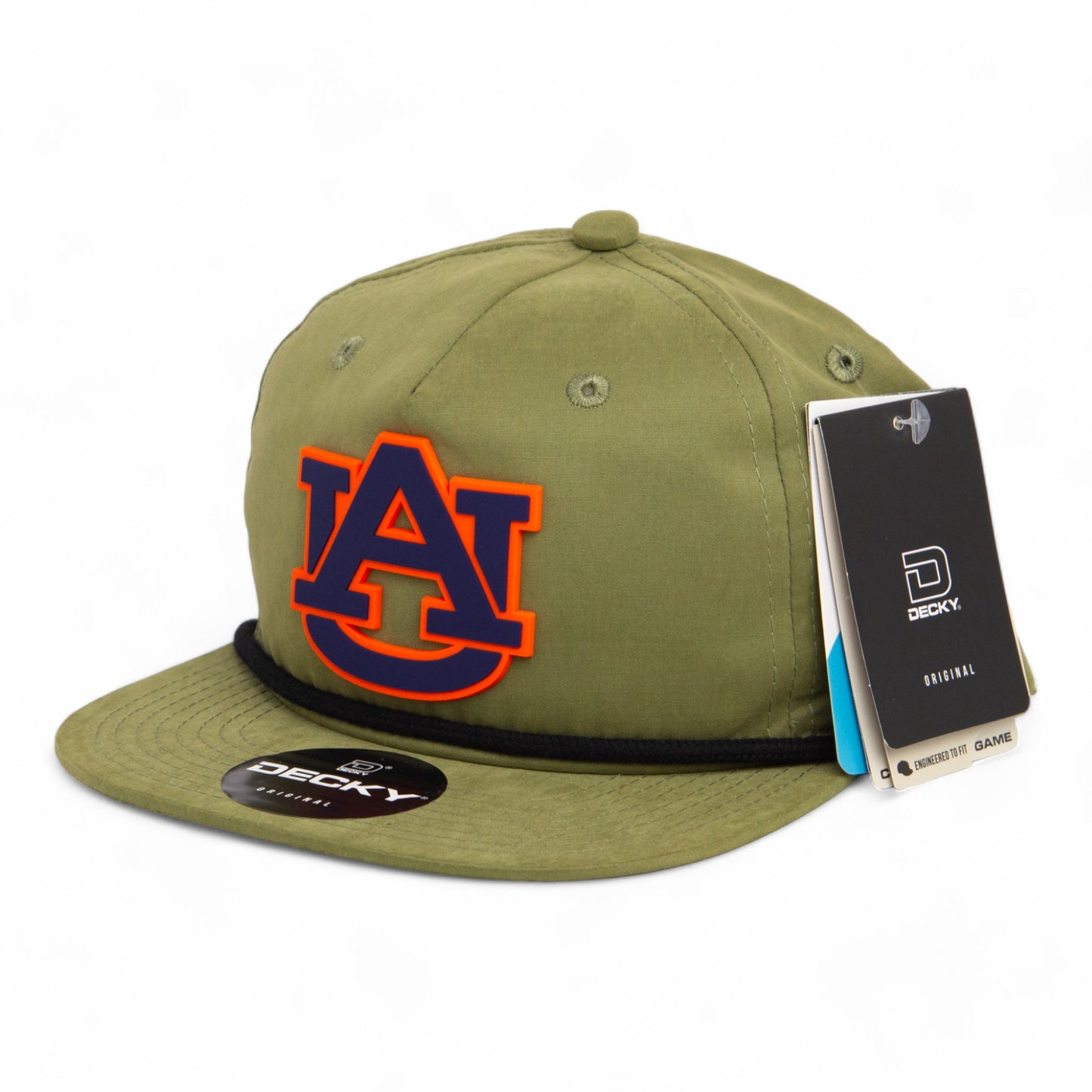 Auburn Tigers 3D Classic Rope Hat- Loden/ Black