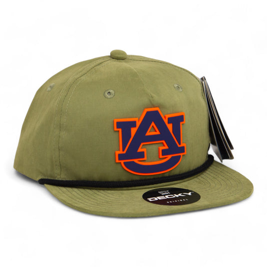 Auburn Tigers 3D Classic Rope Hat- Loden/ Black